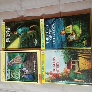 Lot of Four Girls Books Nancy Drew Hardcover Mystery & Anne of Green Gables
